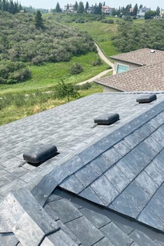 W4SR photo Taken in Calgary of a new installed Euroshield roofing